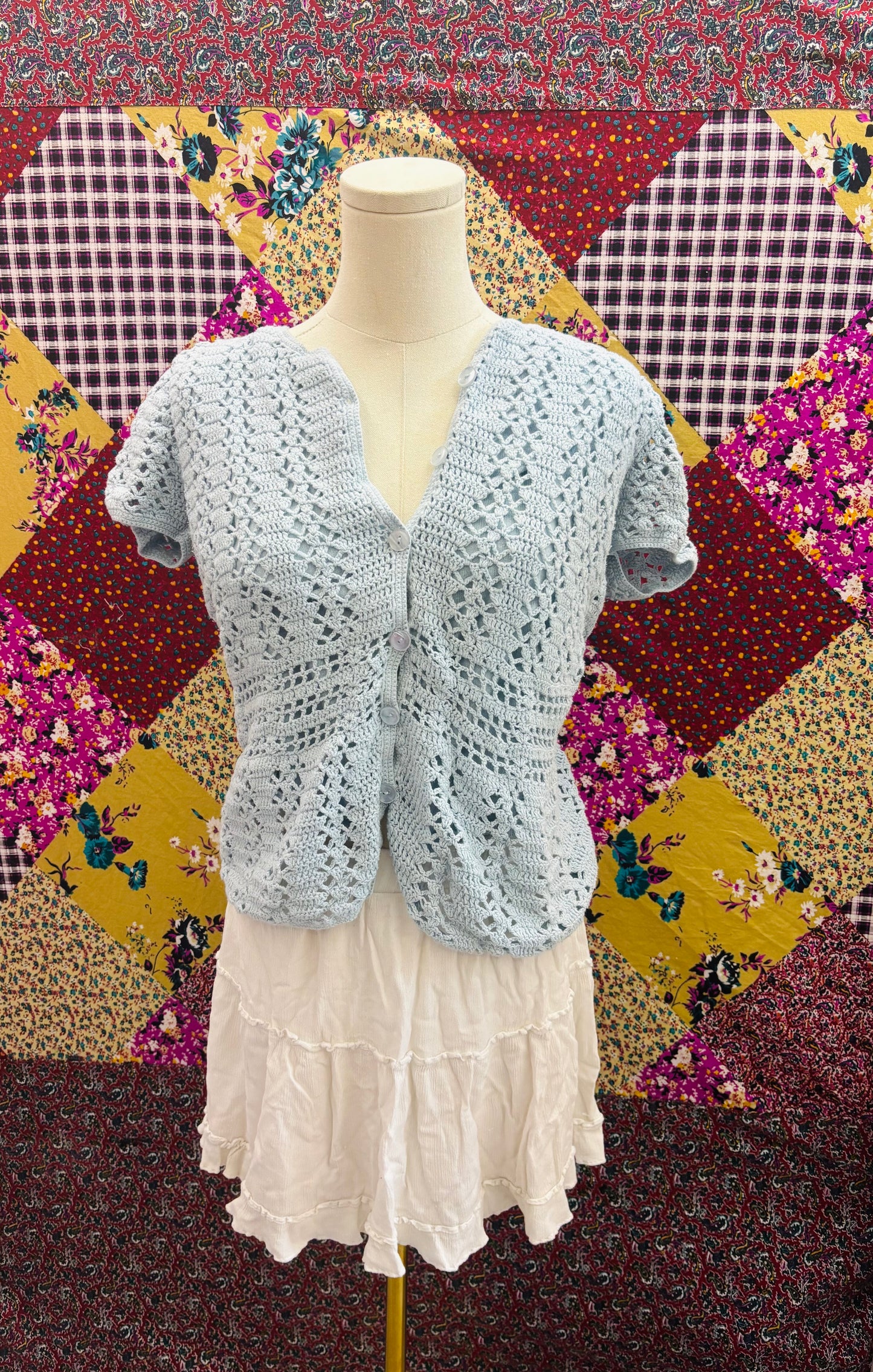 Knitted button up
