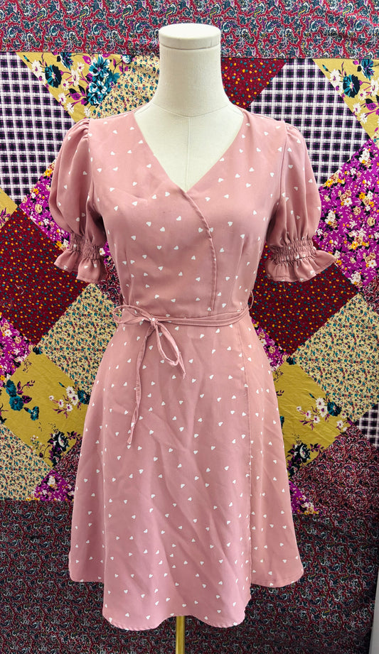 Pink heart dress
