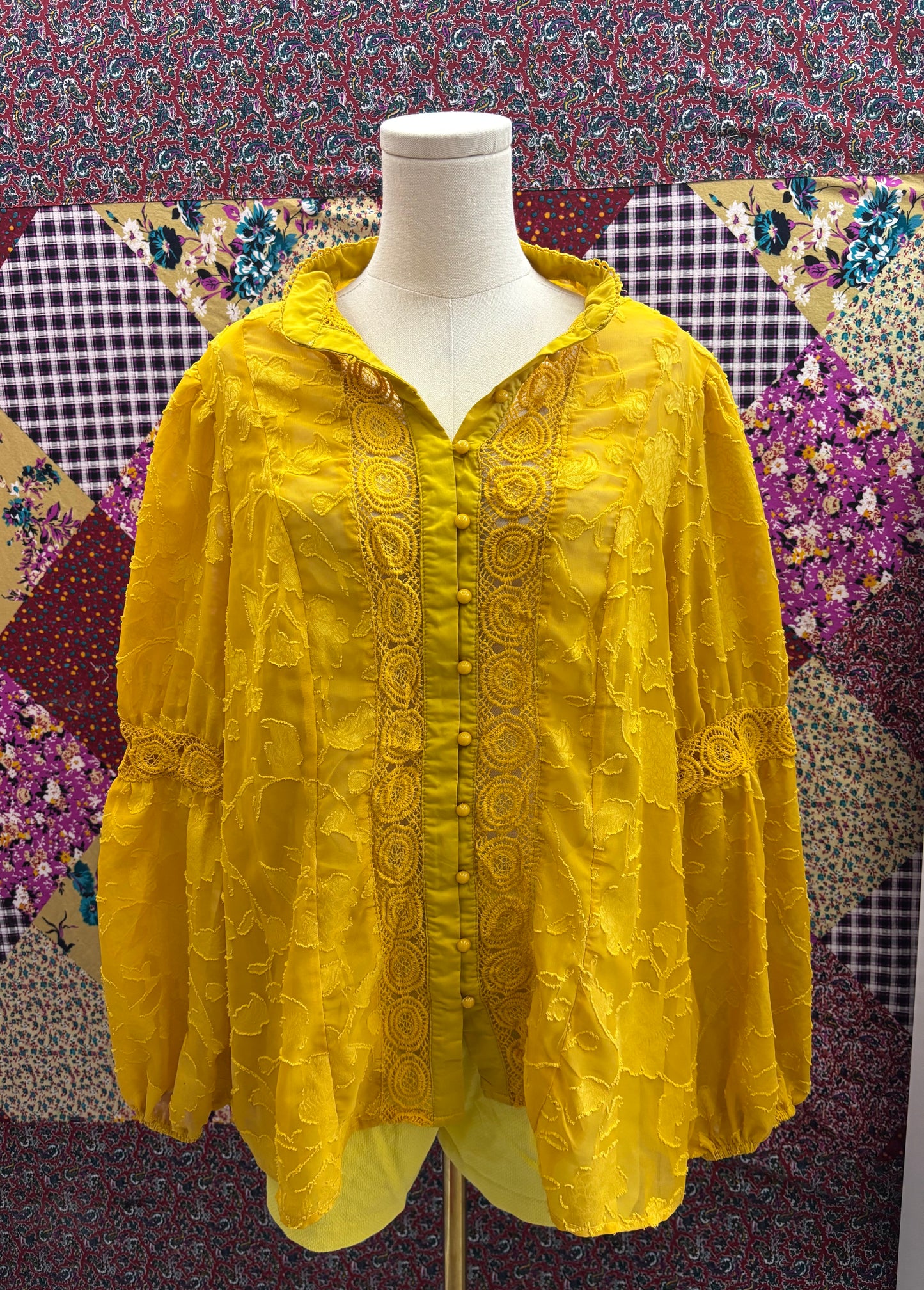 SHEIN boho top 2XL