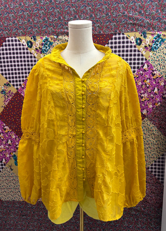SHEIN boho top 2XL
