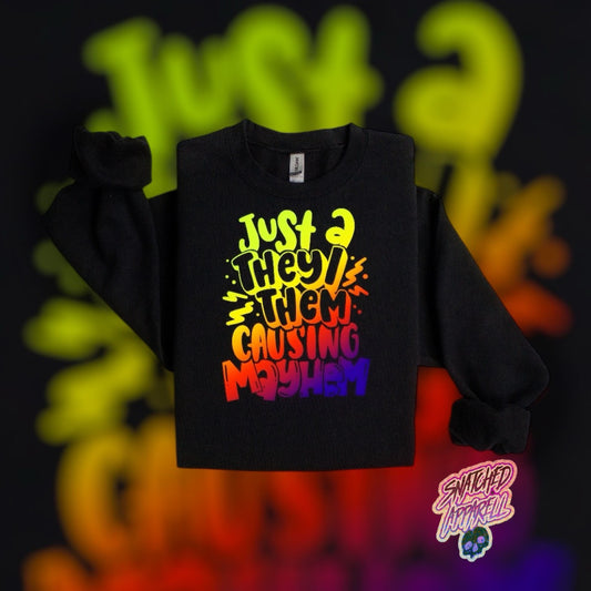 They/them crewneck